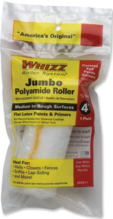 Whizz 60011 Roller Cover, 1/2 in Thick Nap, 4 in L, Polyamide Cover